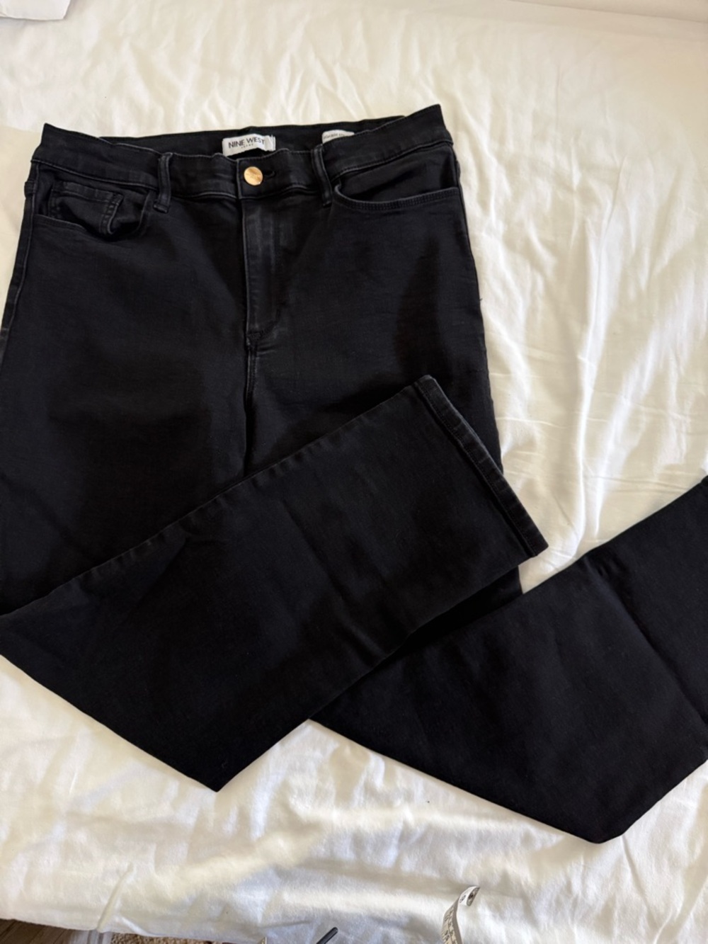 Nine West High Rise Straight Jeans